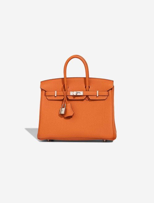 Hermès Birkin 25 Togo Orange Front | Sell your designer bag