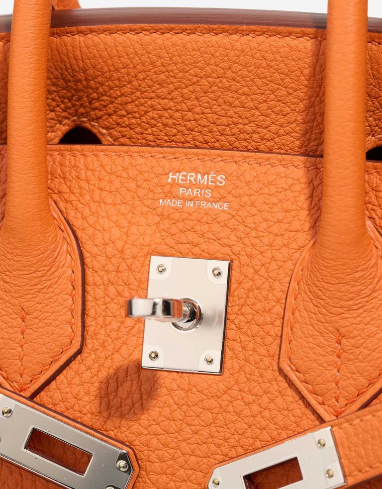 Hermès Birkin 25 Togo Orange Logo | Sell your designer bag