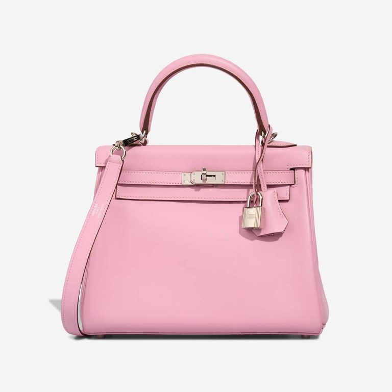 Hermès Kelly 25 Swift Mauve Sylvestre Front | Sell your designer bag