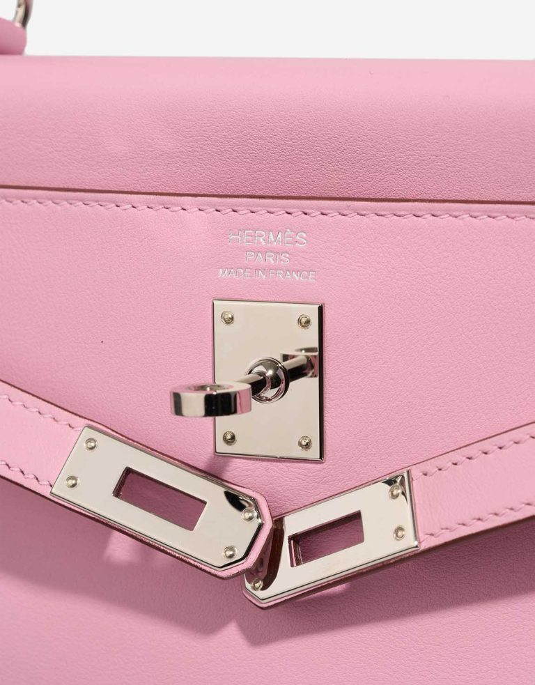 Hermès Kelly 25 Swift Mauve Sylvestre Logo | Sell your designer bag