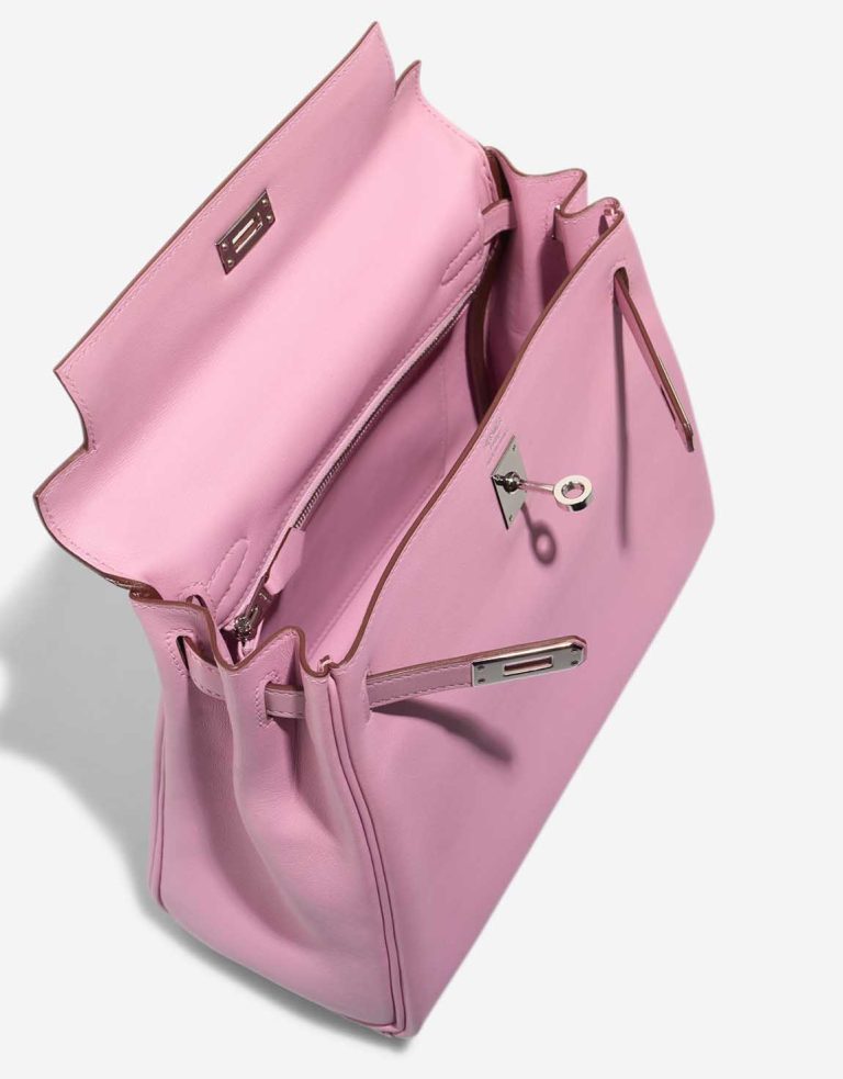 Hermès Kelly 25 Swift Mauve Sylvestre Inside | Sell your designer bag