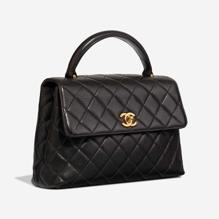 Chanel Timeless Handle Medium Lamb Black | Sell your designer bag