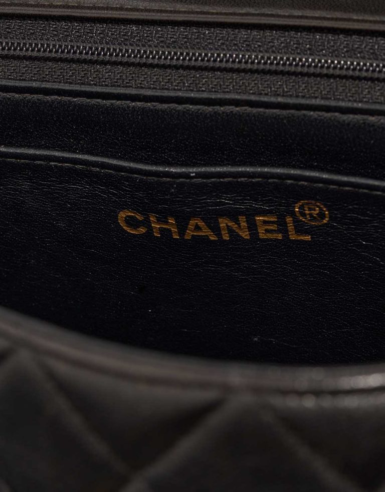 Chanel Timeless Handle Medium Lamb Black Logo | Sell your designer bag