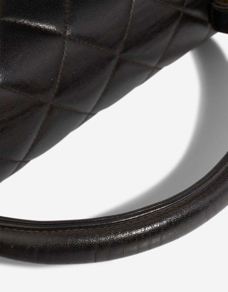 Chanel Timeless Handle Medium Lamb Black Signs of wear | Sell your designer bag