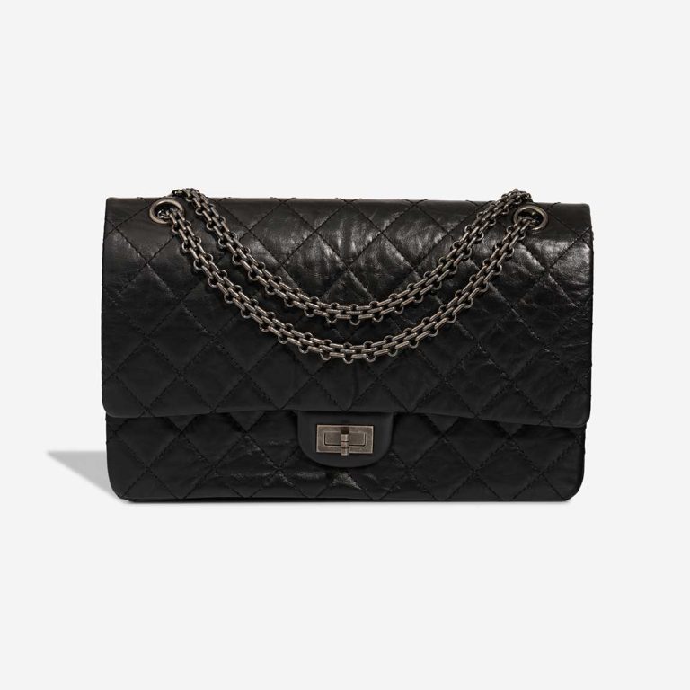 Chanel 2.55 Reissue 226 Aged Calf Black Front | Sell your designer bag