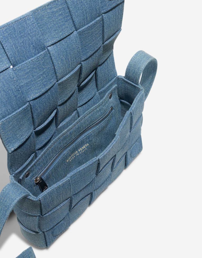 Bottega Veneta Cassette Denim Blue Inside | Sell your designer bag