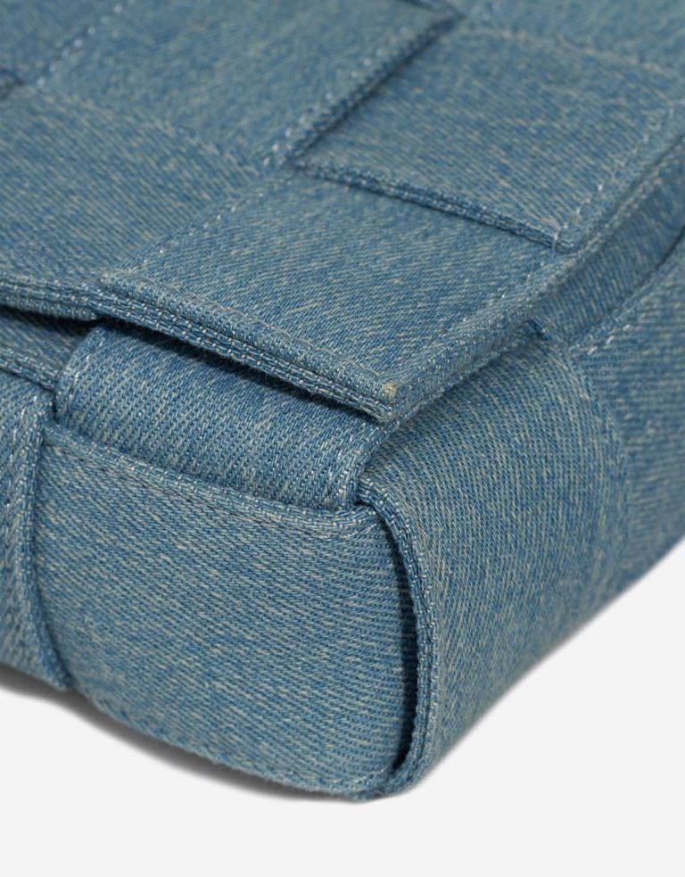 Bottega Veneta Cassette Denim Blue Signs of wear | Sell your designer bag