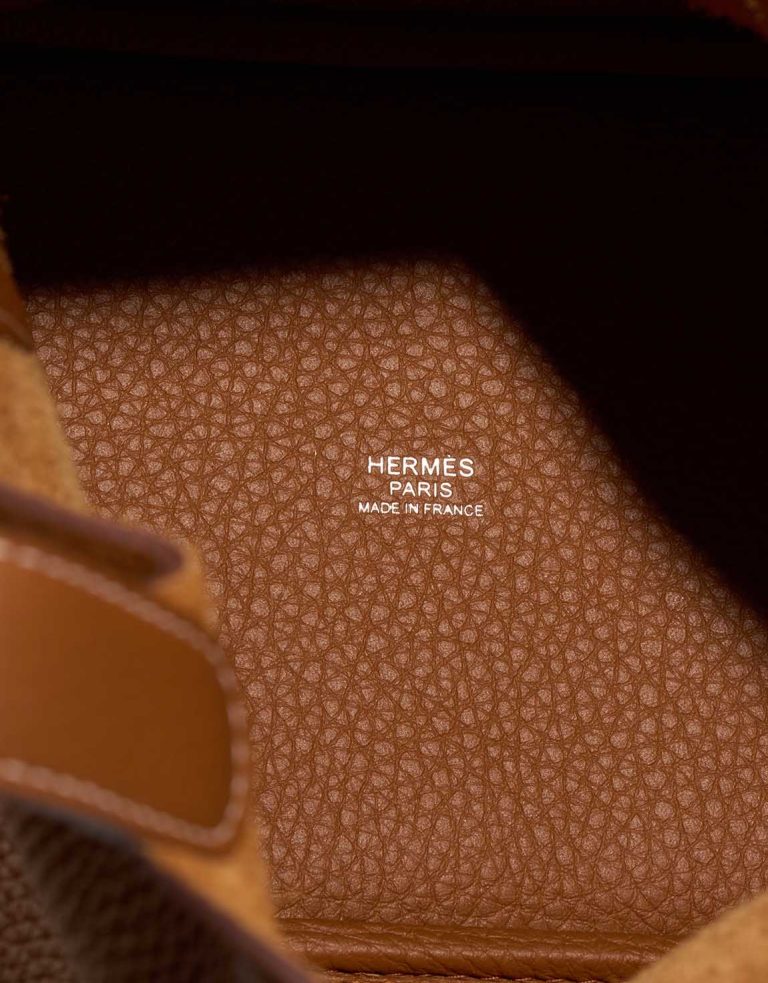 Hermès Picotin 18 Clémence Gold Logo | Sell your designer bag