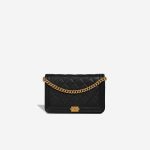 Chanel Boy Wallet On Chain Caviar Black Front | Sell your designer bag