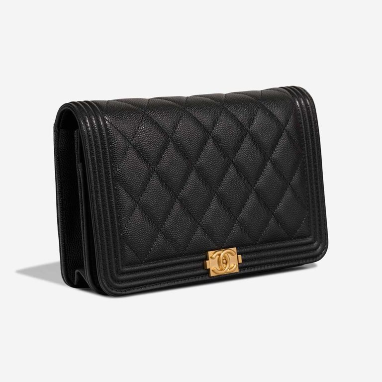Chanel Boy Wallet On Chain Caviar Black | Sell your designer bag