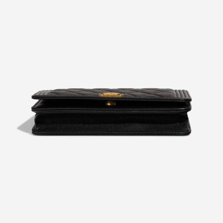 Chanel Boy Wallet On Chain Caviar Black | Sell your designer bag