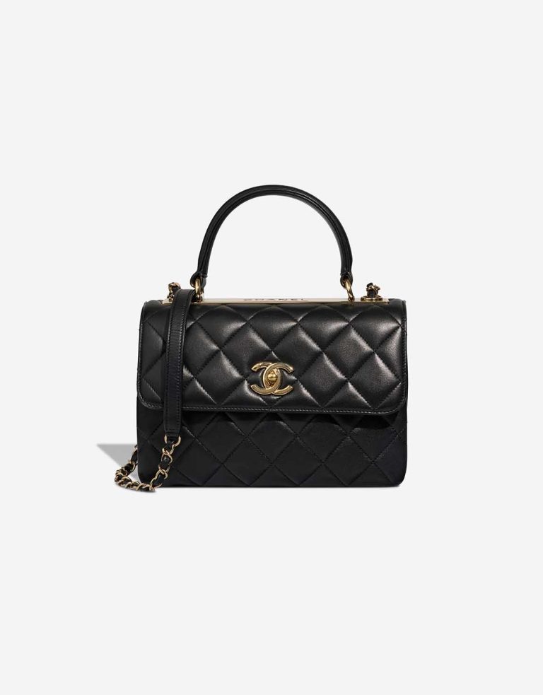 Chanel Trendy CC Medium Lamb Black Front | Sell your designer bag