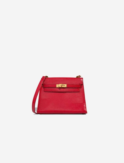 Hermès Kelly Mini Lizard Rouge Vif Front | Sell your designer bag