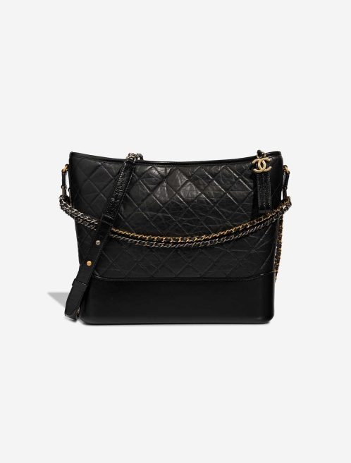 Chanel Gabrielle Large Aged Calf Black Front | Sell your designer bag