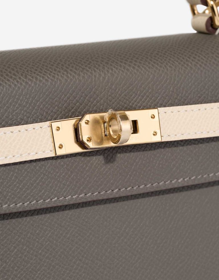 Hermès Kelly HSS 25 Epsom Gris Asphalte / Craie Closing System | Sell your designer bag