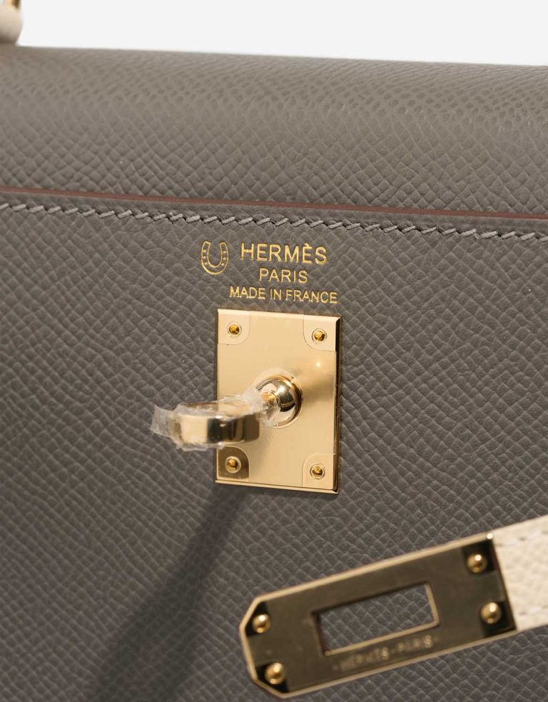 Hermès Kelly HSS 25 Epsom Gris Asphalte / Craie Logo | Sell your designer bag