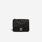 Chanel Timeless Mini Square Lamb Black Front | Sell your designer bag