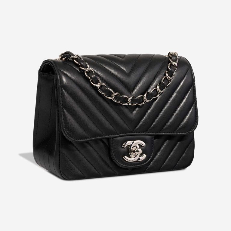 Chanel Timeless Mini Square Lamb Black | Sell your designer bag