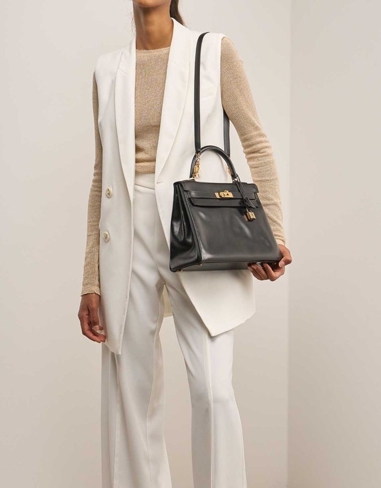 Hermès Kelly 32 Box Black Front | Sell your designer bag