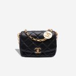 Chanel Timeless Medium Square Lamb Black Front | Sell your designer bag
