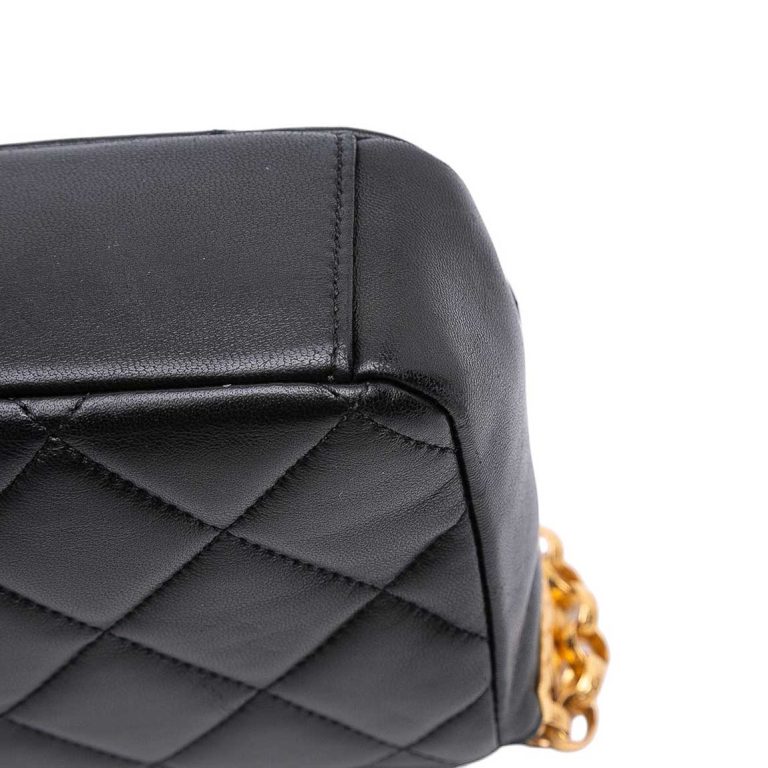 Chanel Timeless Medium Square Lamb Black Signs of wear | Sell your designer bag