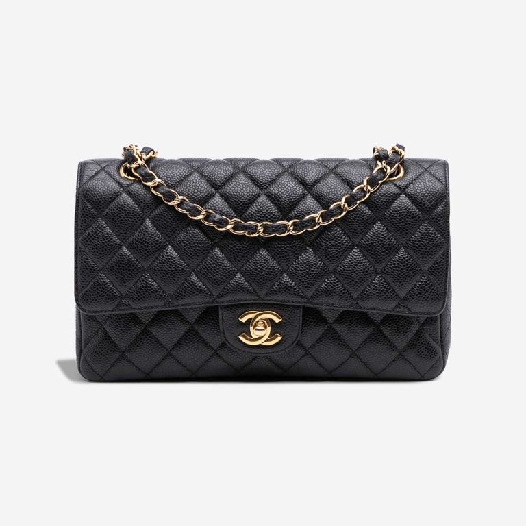 Chanel Timeless Medium Caviar Black Front | Sell your designer bag