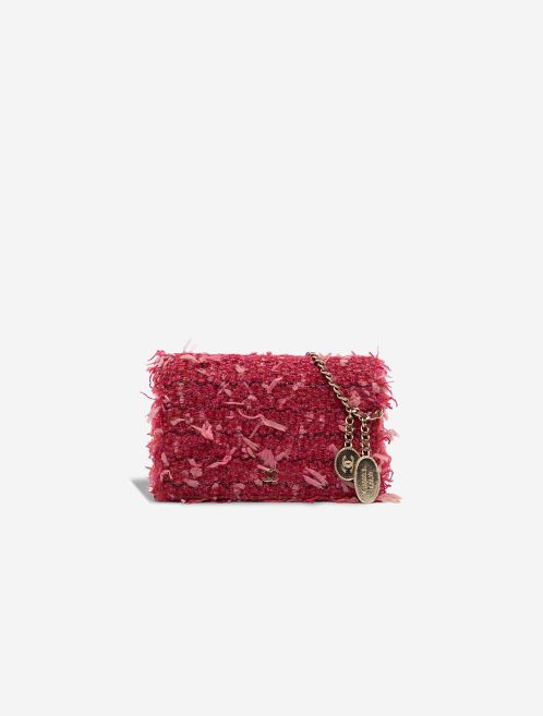 Chanel Wallet On Chain Tweed Pink / Red Front | Sell your designer bag