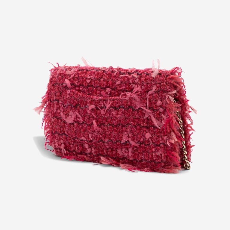Chanel Wallet On Chain Tweed Pink / Red | Sell your designer bag