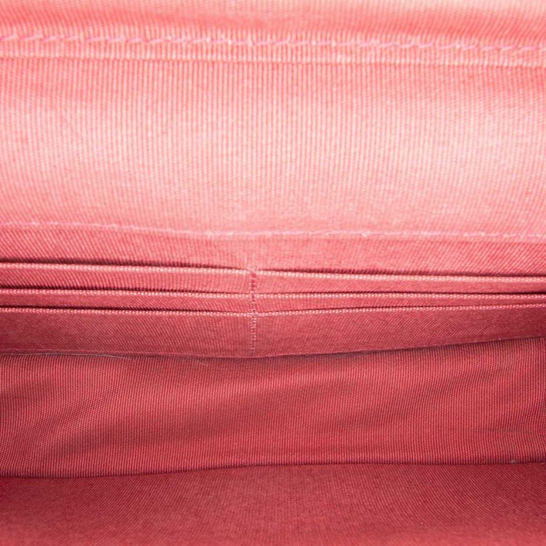 Chanel Wallet On Chain Tweed Pink / Red Inside | Sell your designer bag