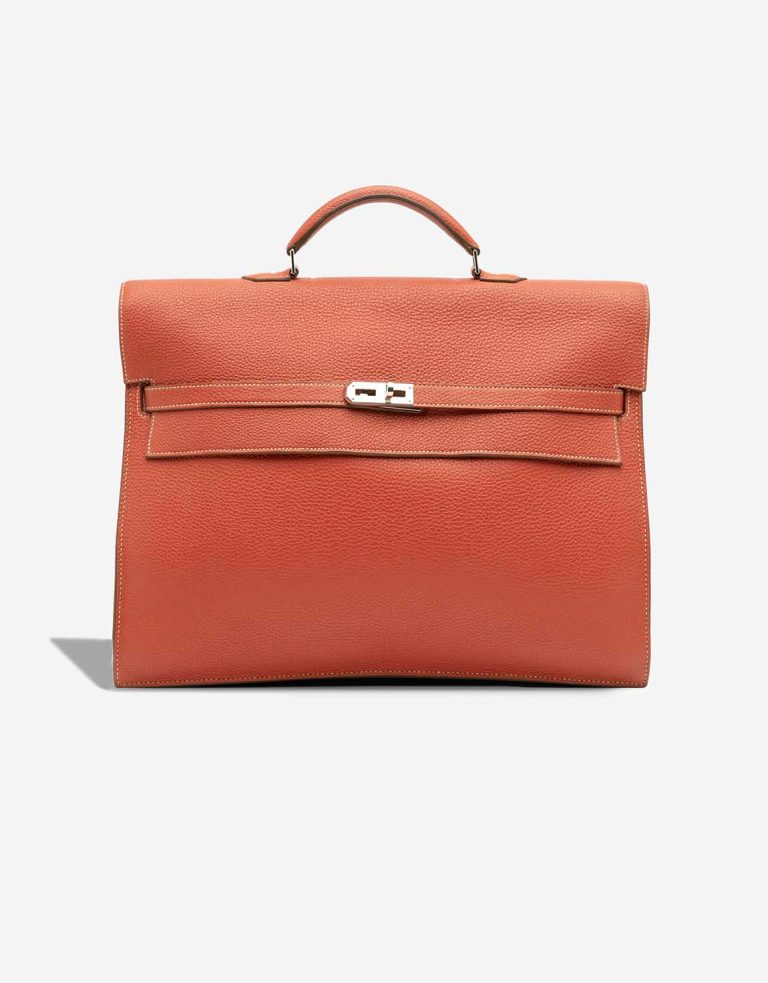 Hermès Dépêches 38 Togo Brique Front | Sell your designer bag