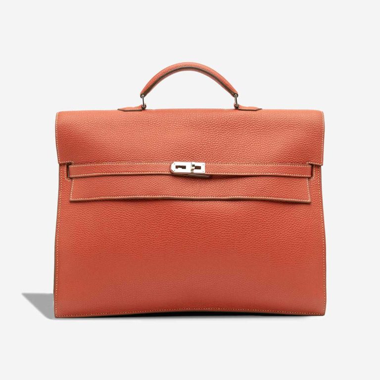 Hermès Dépêches 38 Togo Brique Front | Sell your designer bag