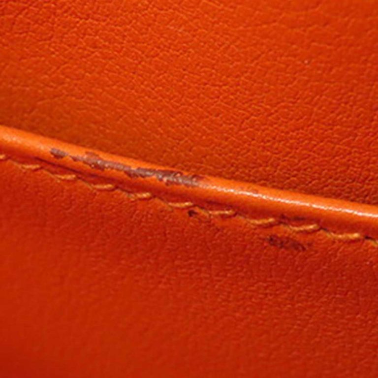 Hermès Kelly 32 Gulliver Orange H Signs of wear | Sell your designer bag