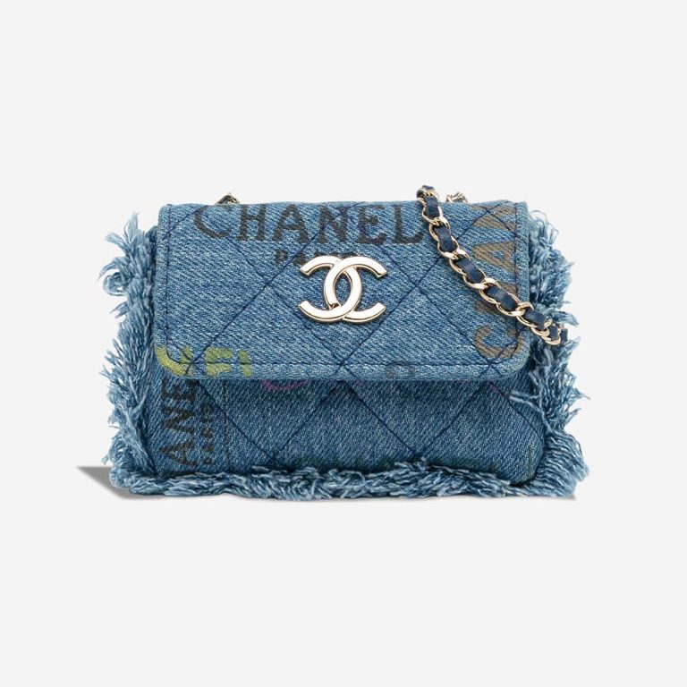 Chanel Clutch with Chain Denim Blue | Sell your designer bag