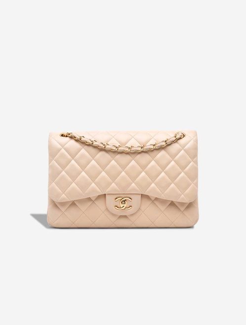 Chanel Timeless Jumbo Lamb Light Pink Front | Sell your designer bag