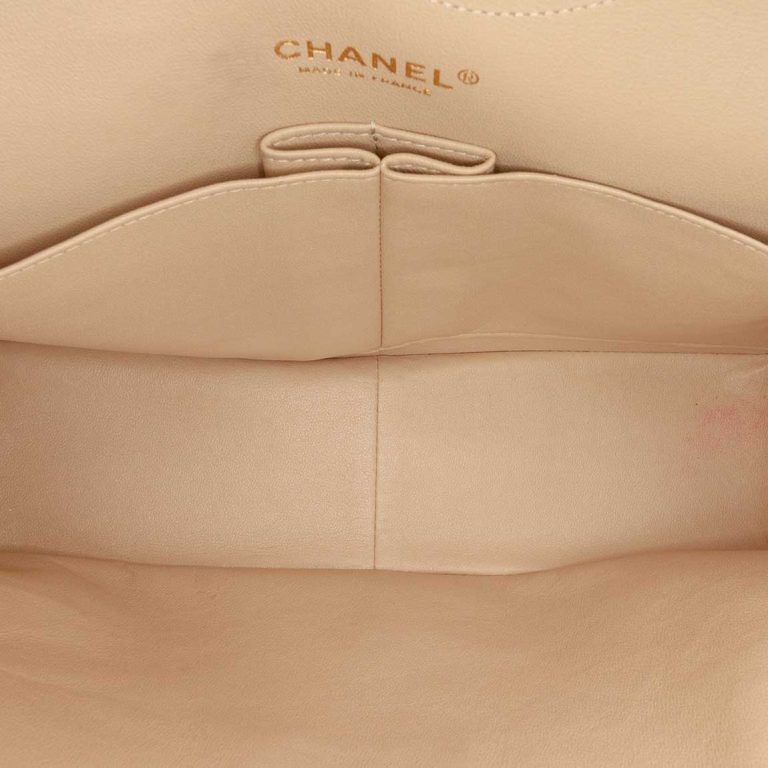 Chanel Timeless Jumbo Lamb Light Pink Inside | Sell your designer bag