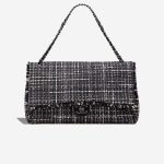 Chanel Timeless XXL Tweed Black / White Front | Sell your designer bag