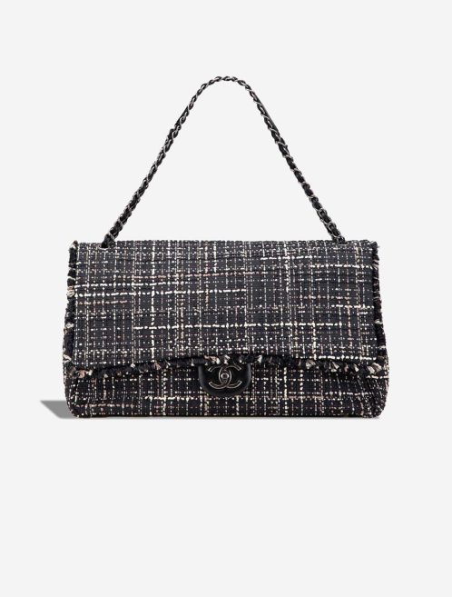 Chanel Timeless XXL Tweed Black / White Front | Sell your designer bag