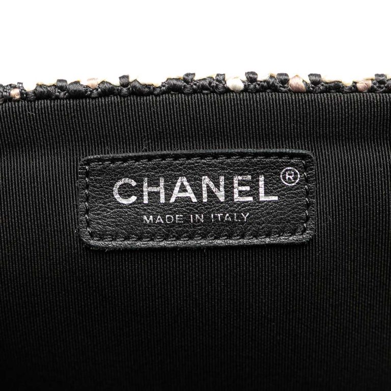 Chanel Timeless XXL Tweed Black / White Logo | Sell your designer bag