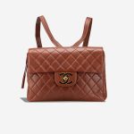 Chanel Timeless Jumbo Lamb Brown Front | Sell your designer bag