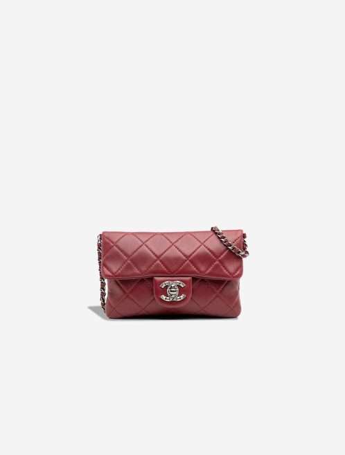 Chanel Flap Bag Mini Lamb Bordeaux Front | Sell your designer bag