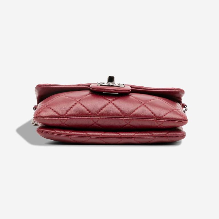 Chanel Flap Bag Mini Lamb Bordeaux Front | Sell your designer bag