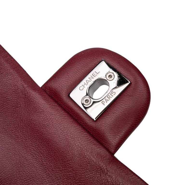 Chanel Flap Bag Mini Lamb Bordeaux Front | Sell your designer bag