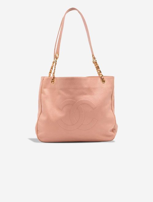 Chanel Shopping Tote Large Caviar Light Pink Front | Sell your designer bag