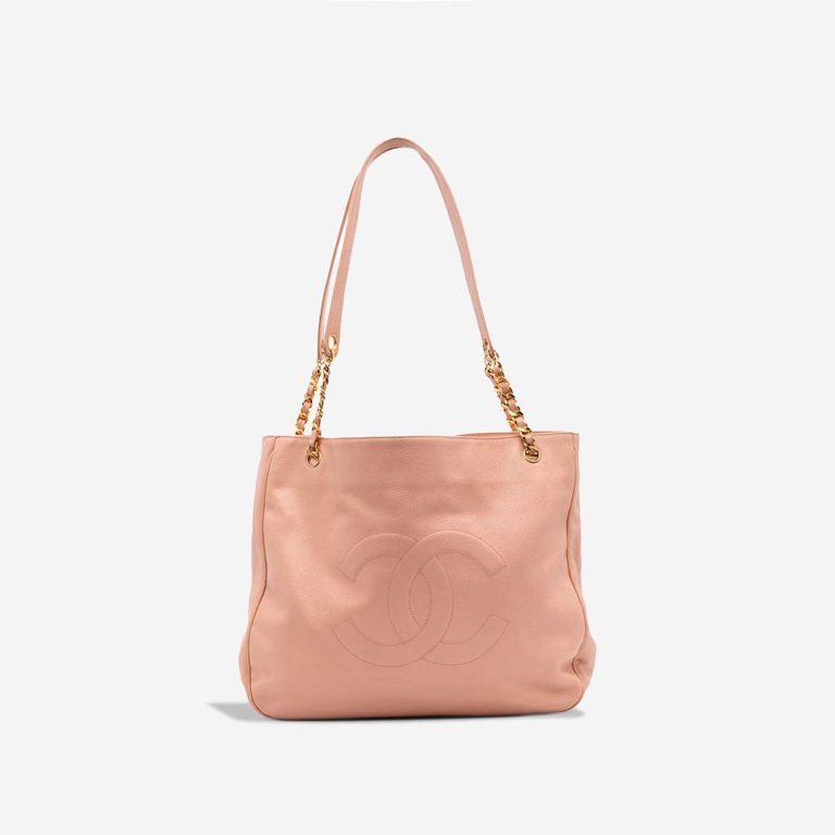 Chanel Shopping Tote Large Caviar Light Pink Front | Sell your designer bag