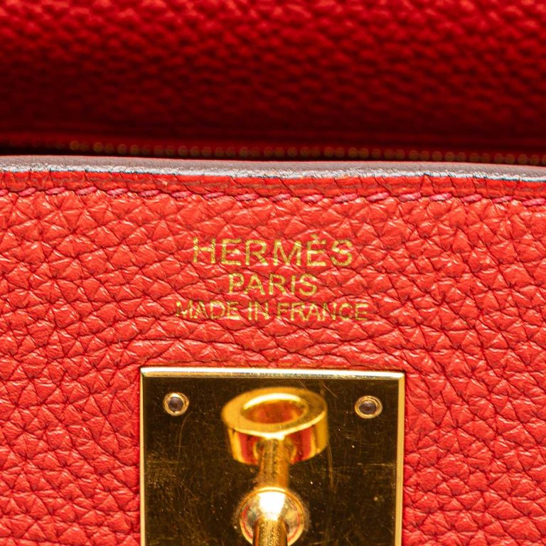 Hermès Kelly 35 Togo Géranium Logo | Sell your designer bag