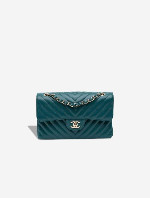 Chanel Timeless Small Caviar Water Green Front | Sell your designer bag