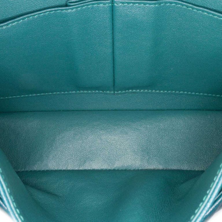 Chanel Timeless Small Caviar Water Green Inside | Sell your designer bag