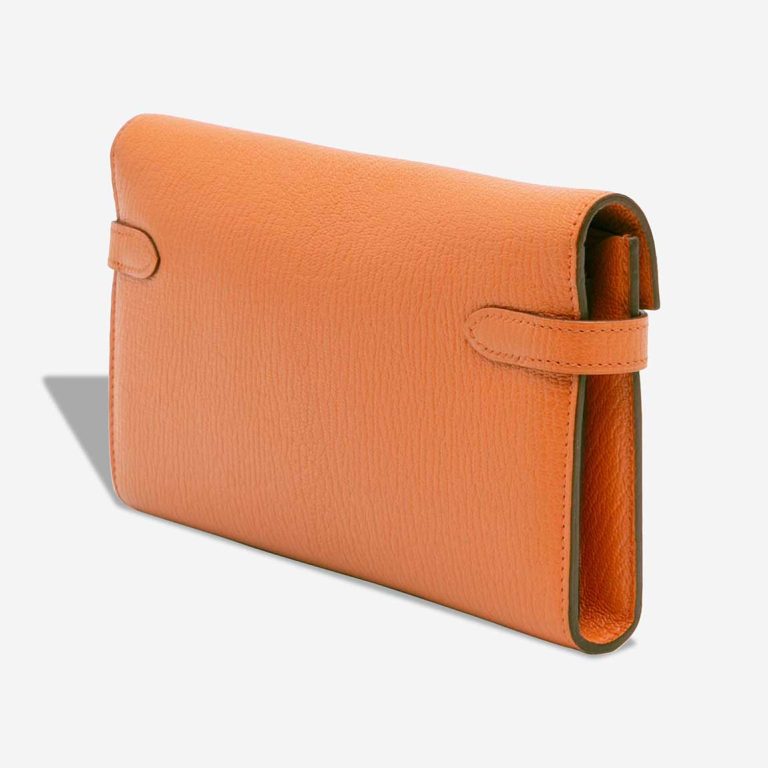 Hermès Kelly Long Wallet Chèvre Mysore Orange H | Sell your designer bag