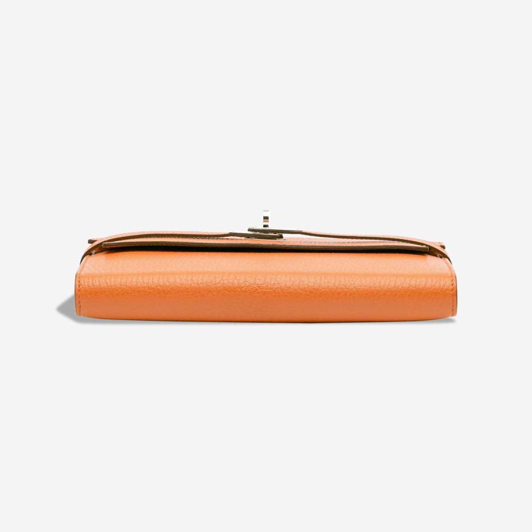 Hermès Kelly Long Wallet Chèvre Mysore Orange H | Sell your designer bag
