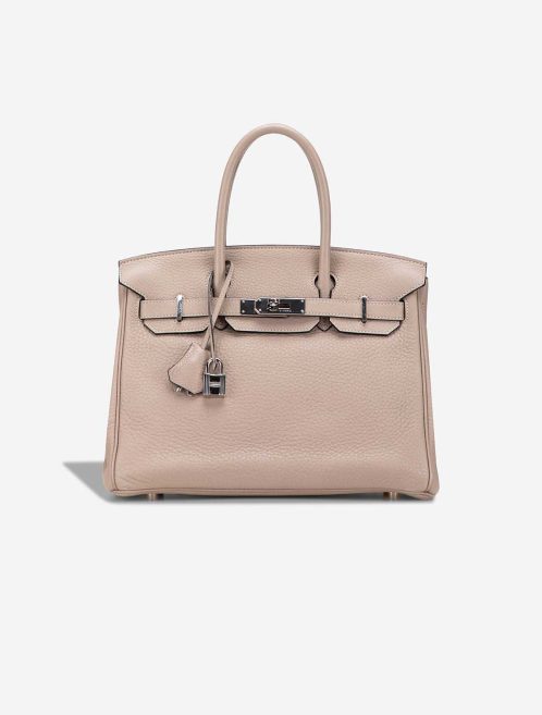 Hermès Birkin 30 Clémence Argile Front | Sell your designer bag